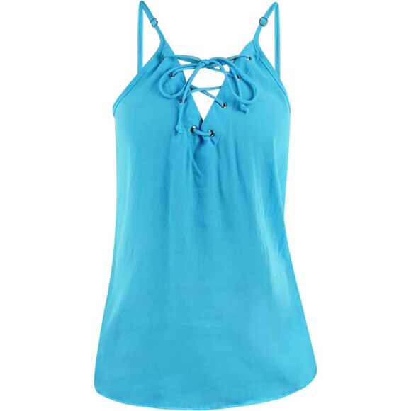 Sleeveless Lace-Up Tank Top - Picture 7 of 9